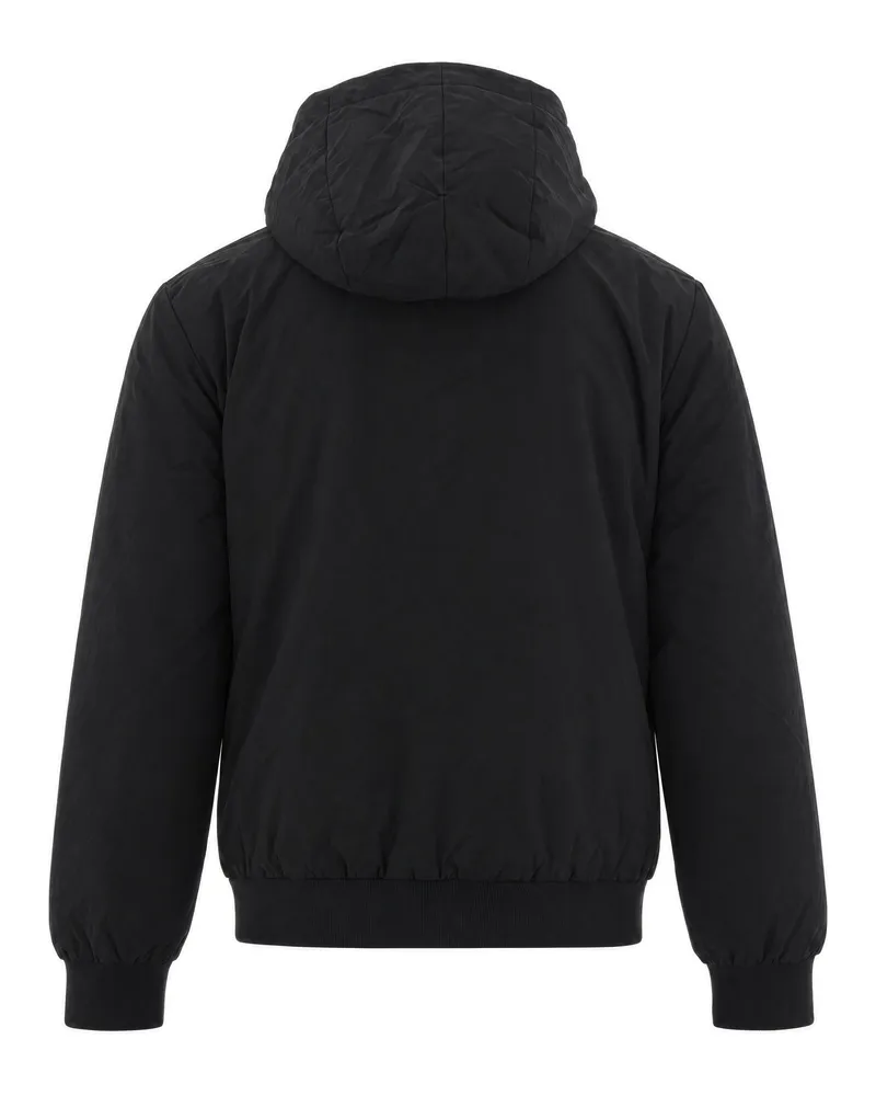 EA7 Technical Polyamide Bomber Jacket — Black Black
