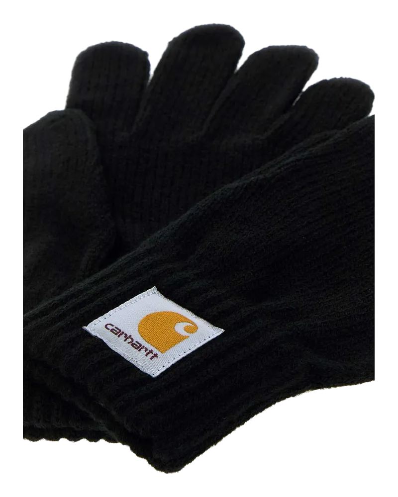 Carhartt WIP Knit Acrylic Gloves — Black Black