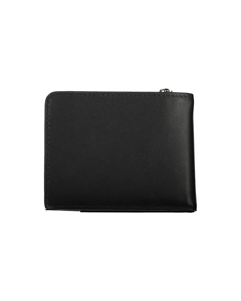 Calvin Klein Polyurethane Wallet — Black Black