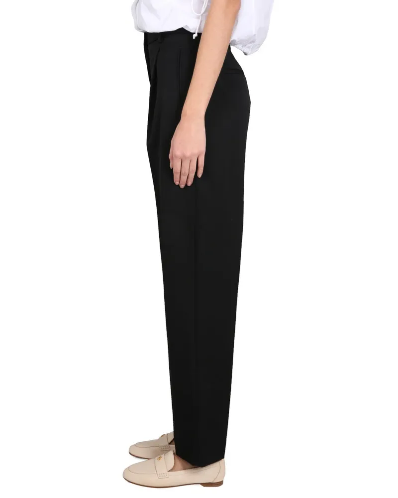 Tory Burch Wool Trousers — Black Black