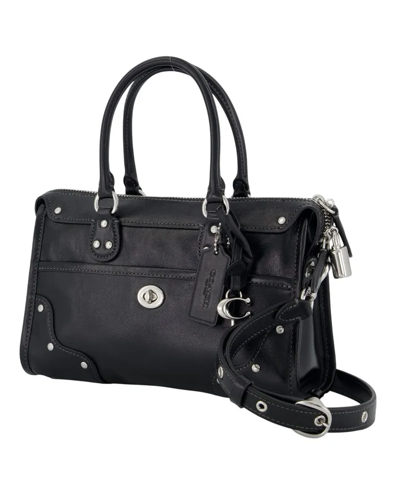 Coach Satchel — Black Black