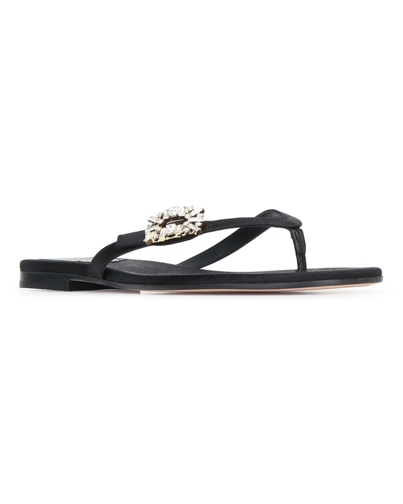Roger Vivier Flip Flop Mule Heel — Black Black