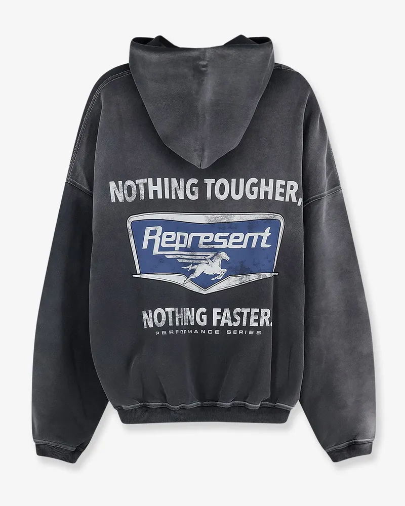REPRESENT Men Sweatshirt Hooded Cotton Grey Sweatshirts Sweater Gray