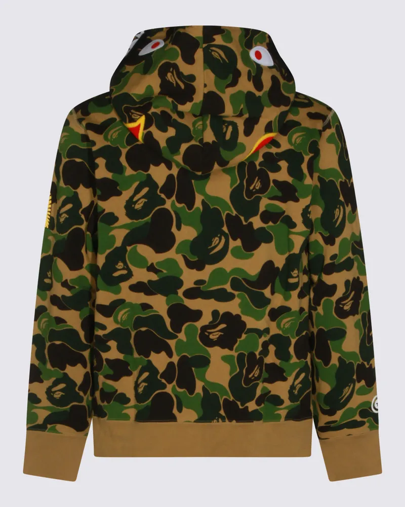 BAPE Men's Sweaters _100 % Co Green