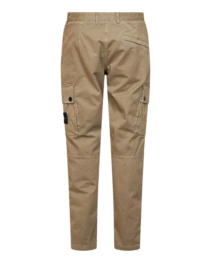 Stone Island Men's Cargo Trousers Green Cotton Green