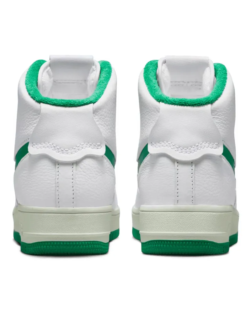 Nike Women's Air Force 1 Sculpt Stadium Green Sneakers White Shoes White