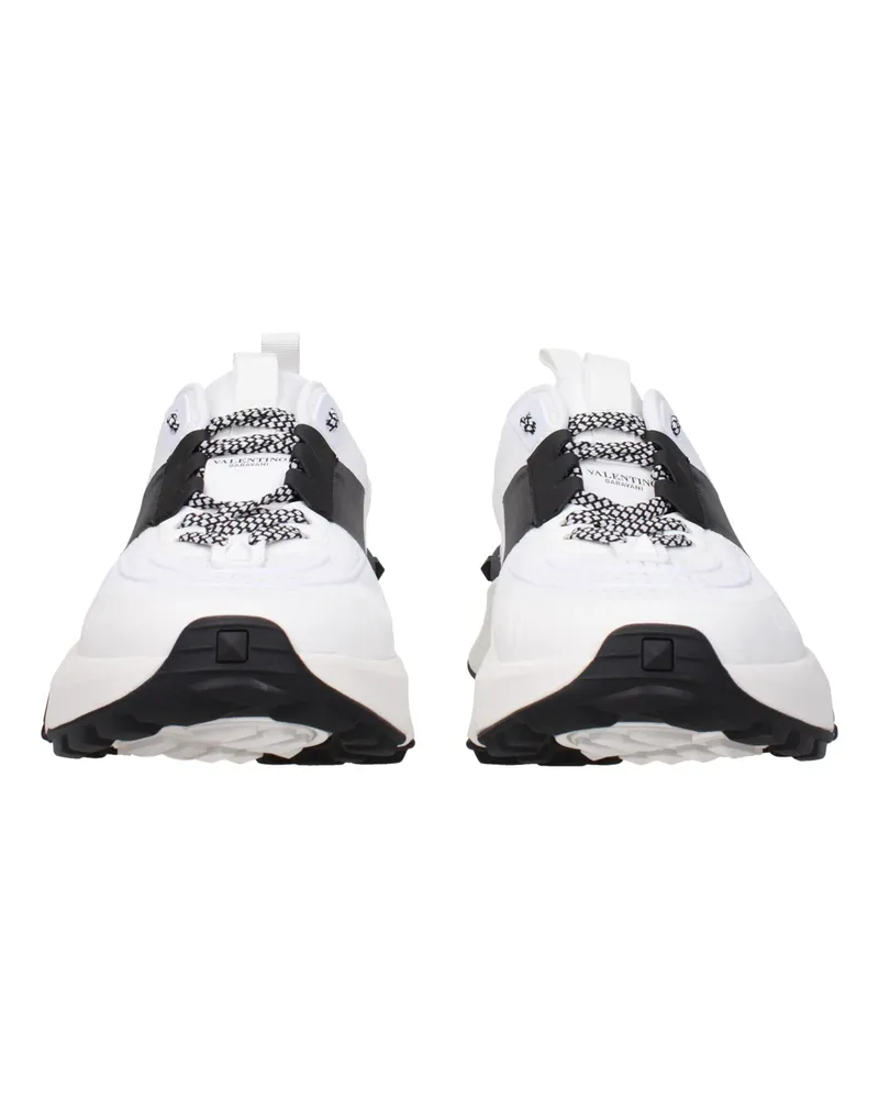 Valentino Garavani Colour-Block Athletic Sneaker — White White