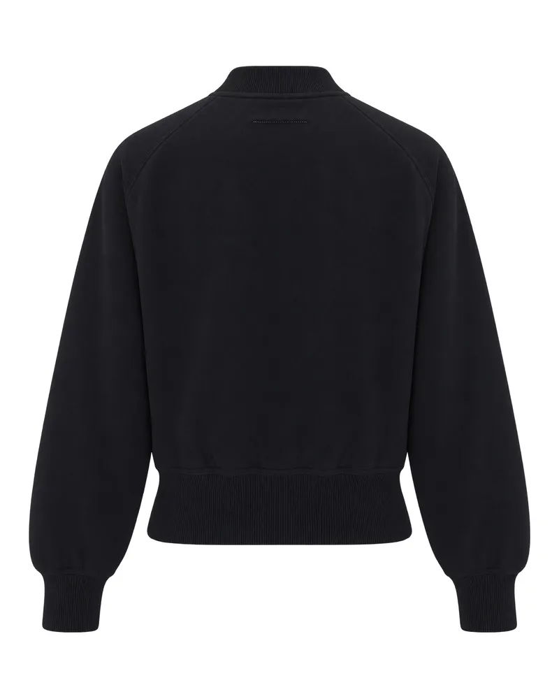 Maison Margiela Bomber Sweatshirt — Black Black