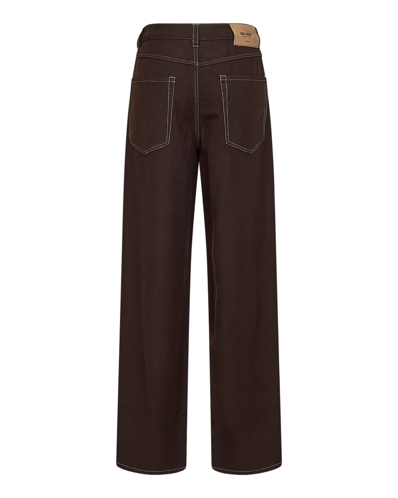 Uma Wang Ball Trousers — Brown Brown