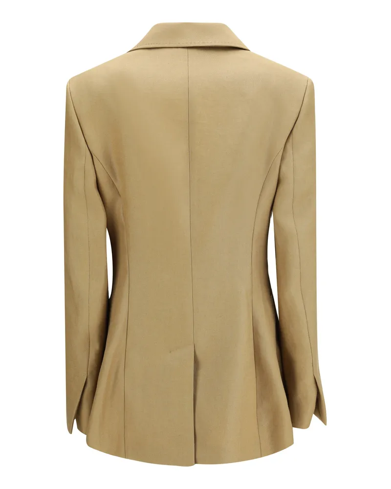 Max Mara Women's Volonta Jacket Sabbia Linen Beige