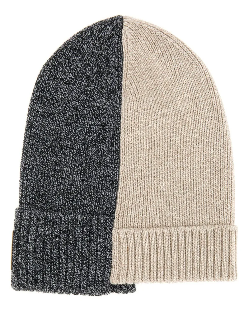 Moschino 36808212_2509 Logo Virgin Wool Beanie — Gray Gray