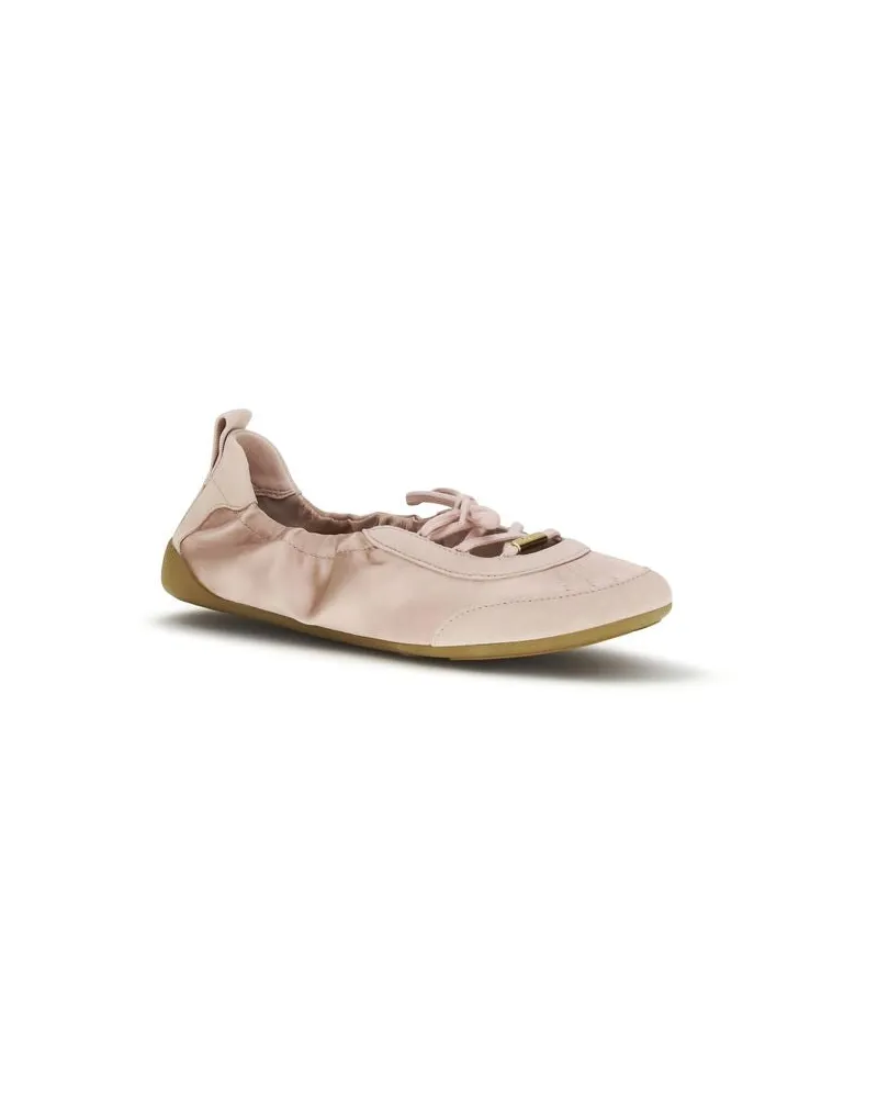 Chloé Women's Multicolor Polyester Ballet Flats Beige