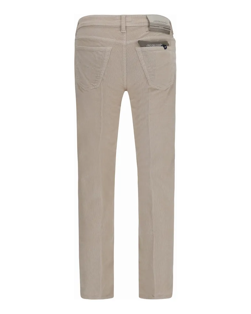 Jacob Cohën Men's Straight-Leg Corduroy Pants Beige Cotton Jean Beige