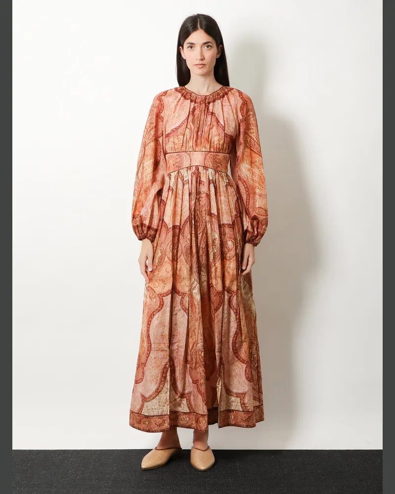 Zimmermann Women's Long Dress Wanderlust Multicolour Cotton Multicolor