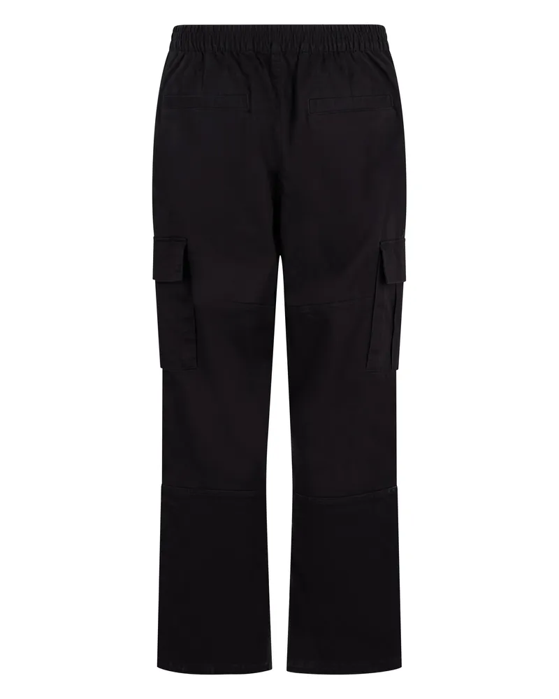 REPRESENT Men Cargo Trousers Black Cotton Black