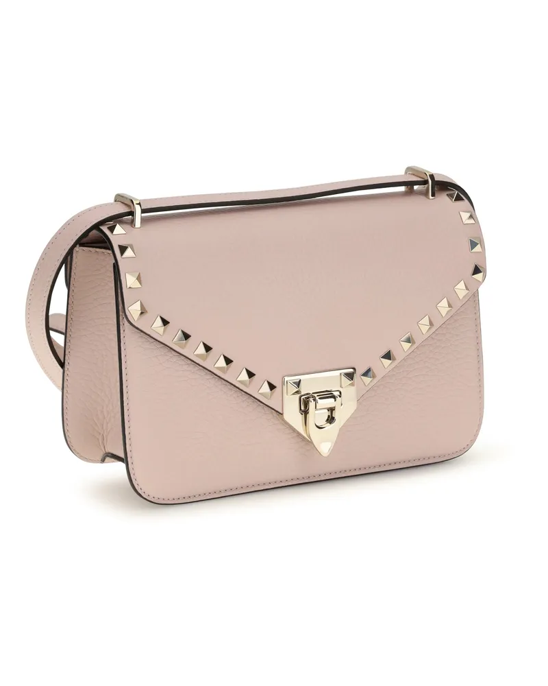 Valentino Garavani Rockstud Shoulder Bag — Pink Pink