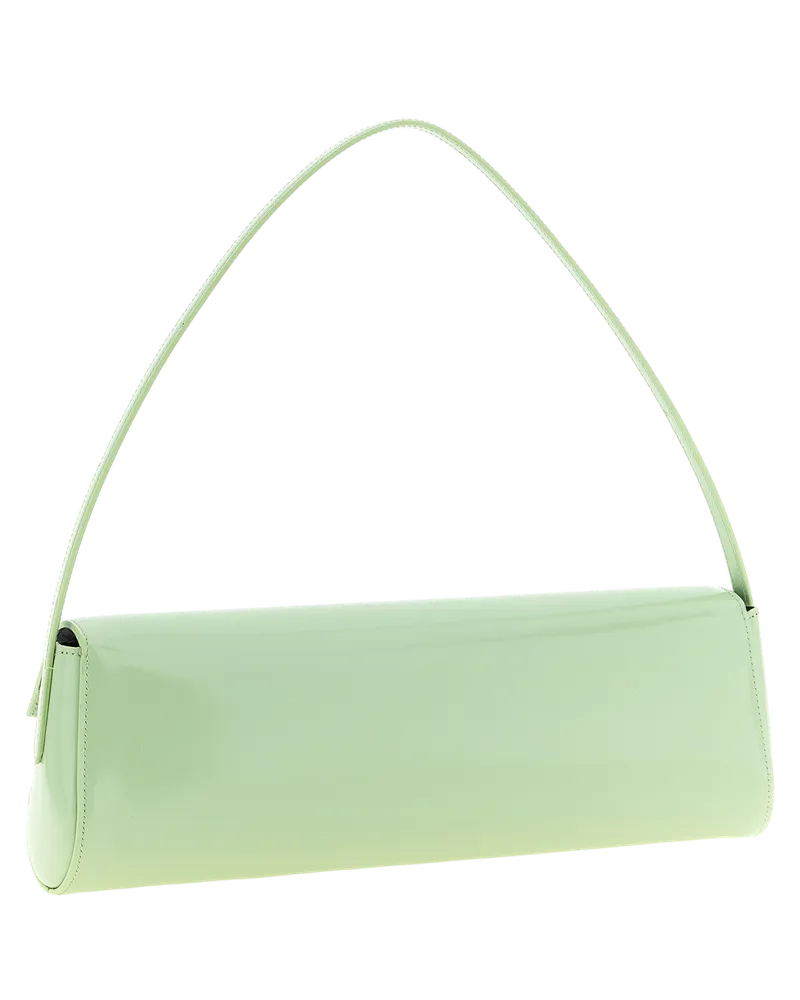 Jil Sander Calfskin Leather Shoulder Bag — Green Green