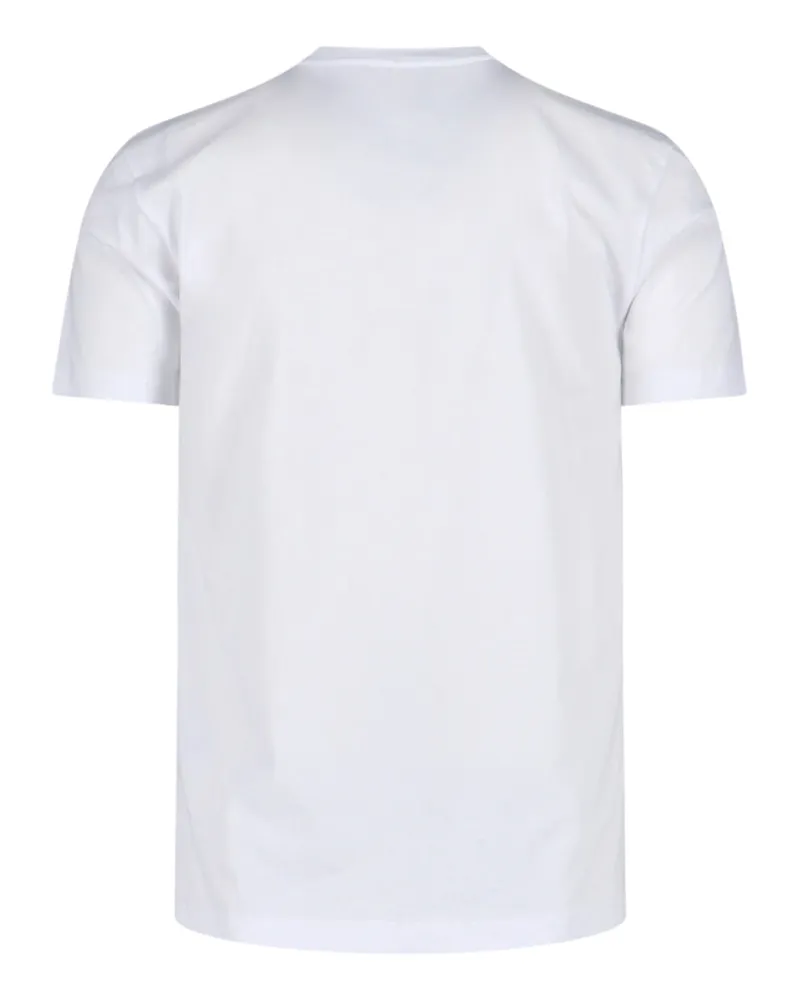 Versace Men's T-Shirts And Polos White Cotton White