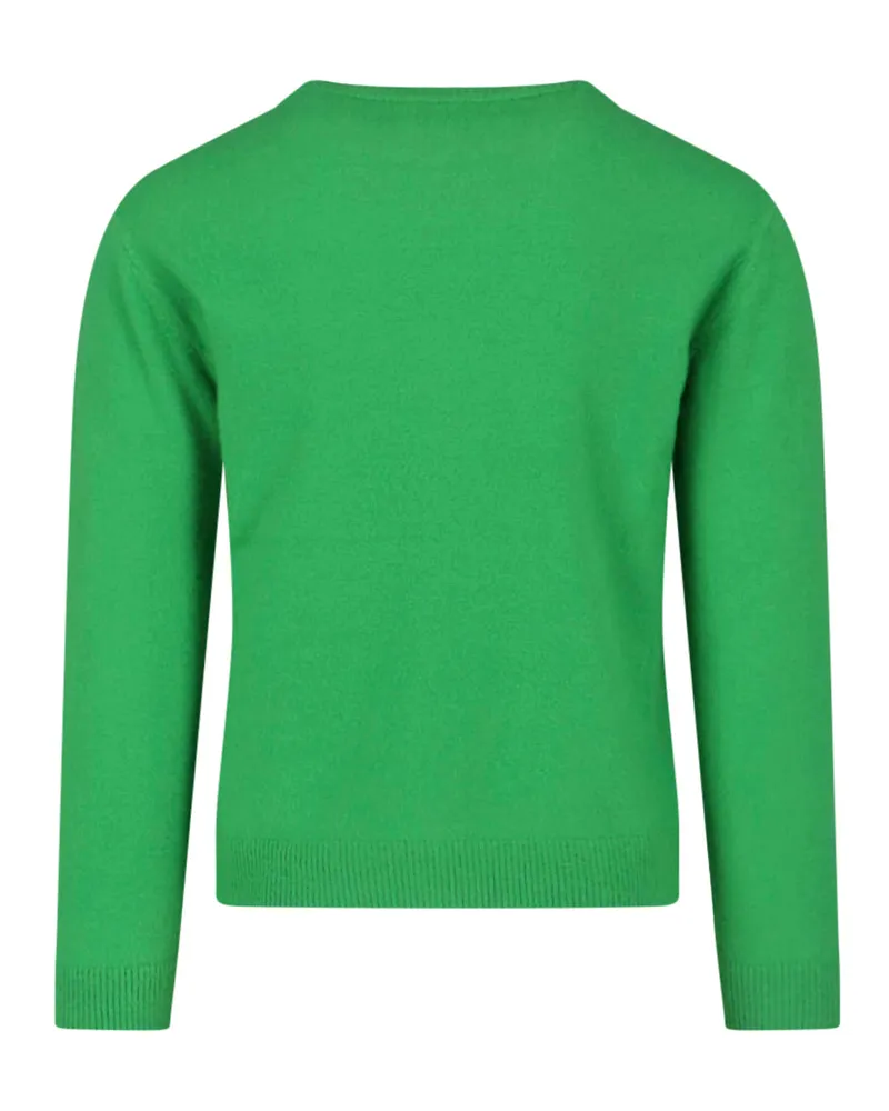AURALEE Men's Sweaters Green Cashmere Green