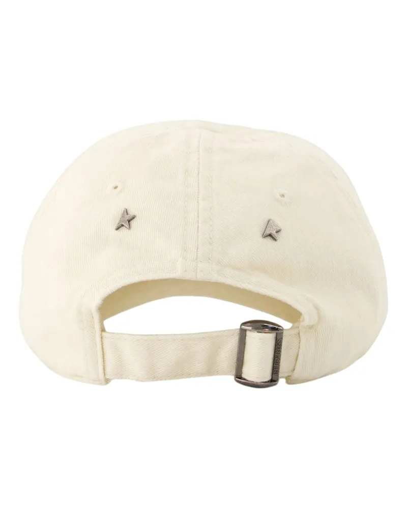 Golden Goose Unisex Journey Cap -  Cotton Ivory Accessories Hats Beige