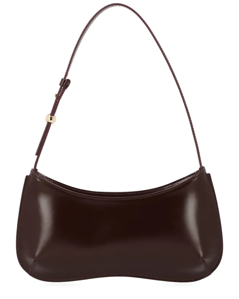 Jacquemus Women's Shoulder Bag Bisou Bordeaux Cotton Burgundy