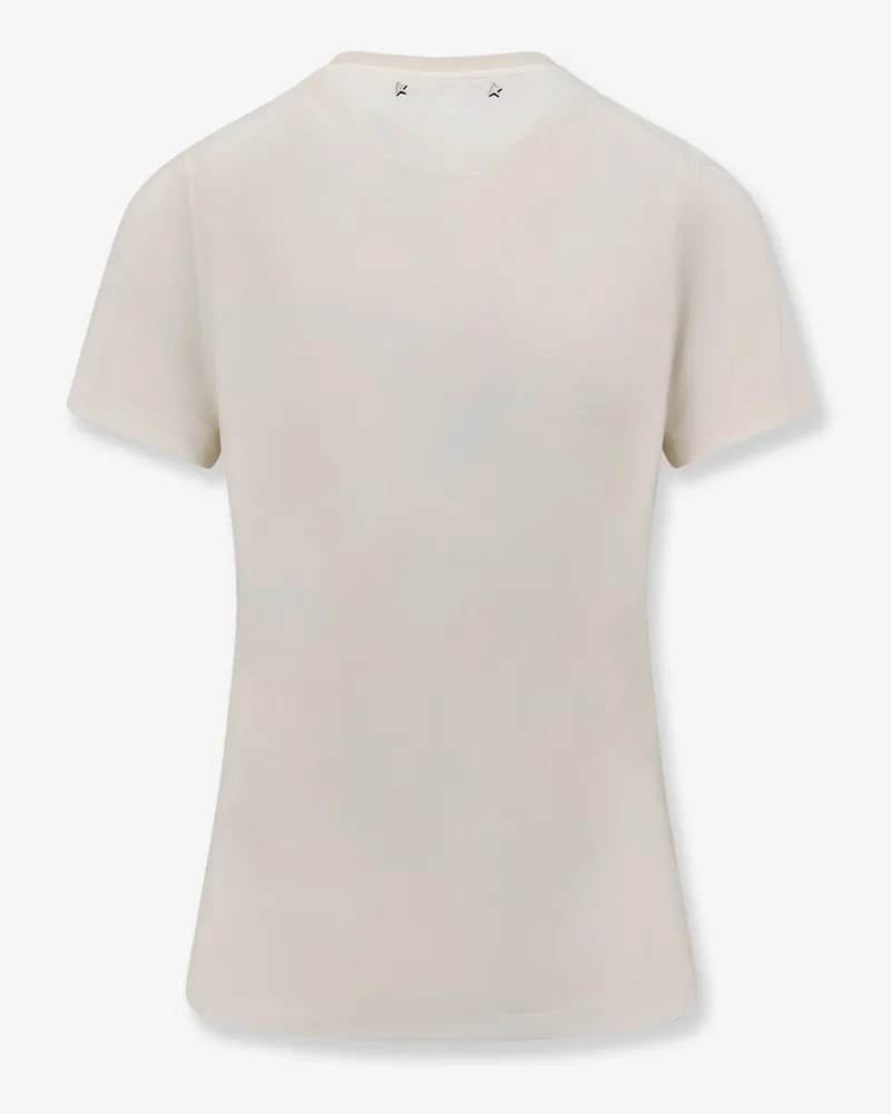 Golden Goose Women's T-Shirt Olivia White Viscose Blend Main: T-Shirts & Jerseys White