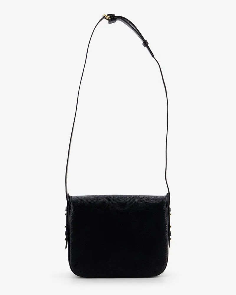 Soeur Women's Leather Crossbody Bag Bellissima Maxi Black Shoulder Black