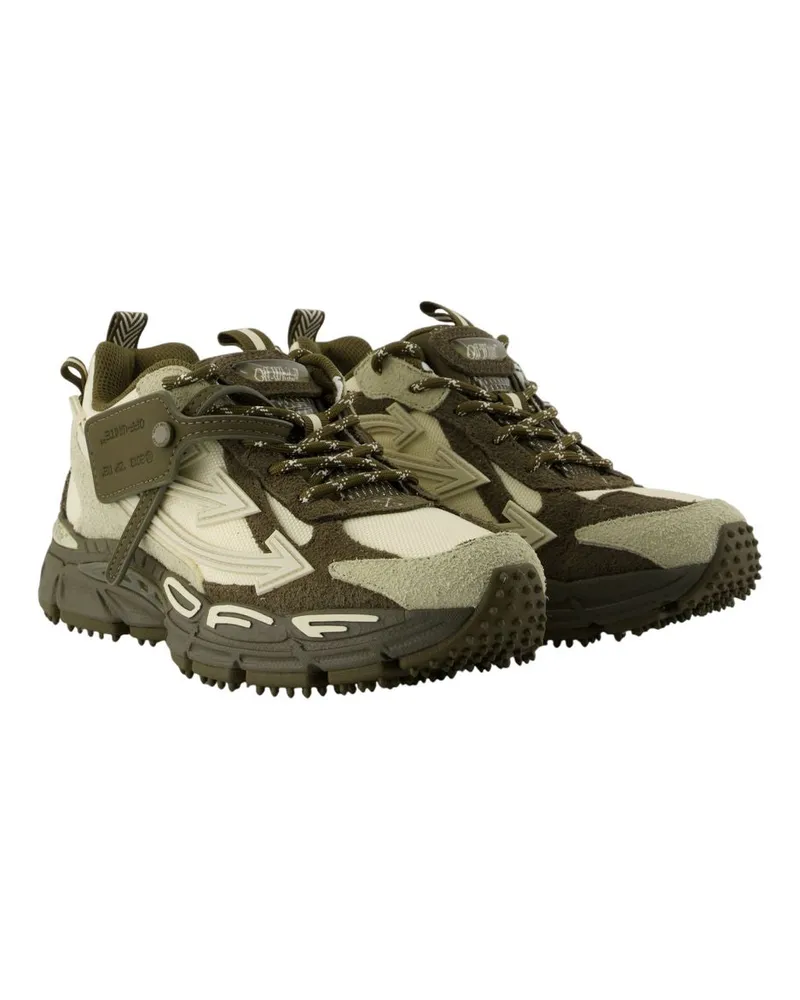 OFF-WHITE Women's Be Right Back Sneaker Green Calfskin Green