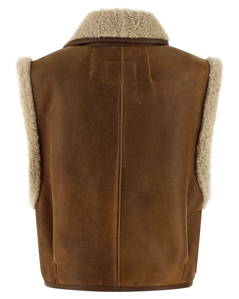 Isabel Marant Alime Vest — Camel Camel