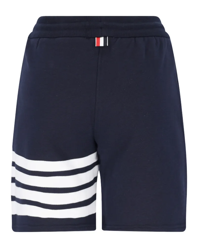 Thom Browne Women's Trousers Blue Cotton Navy