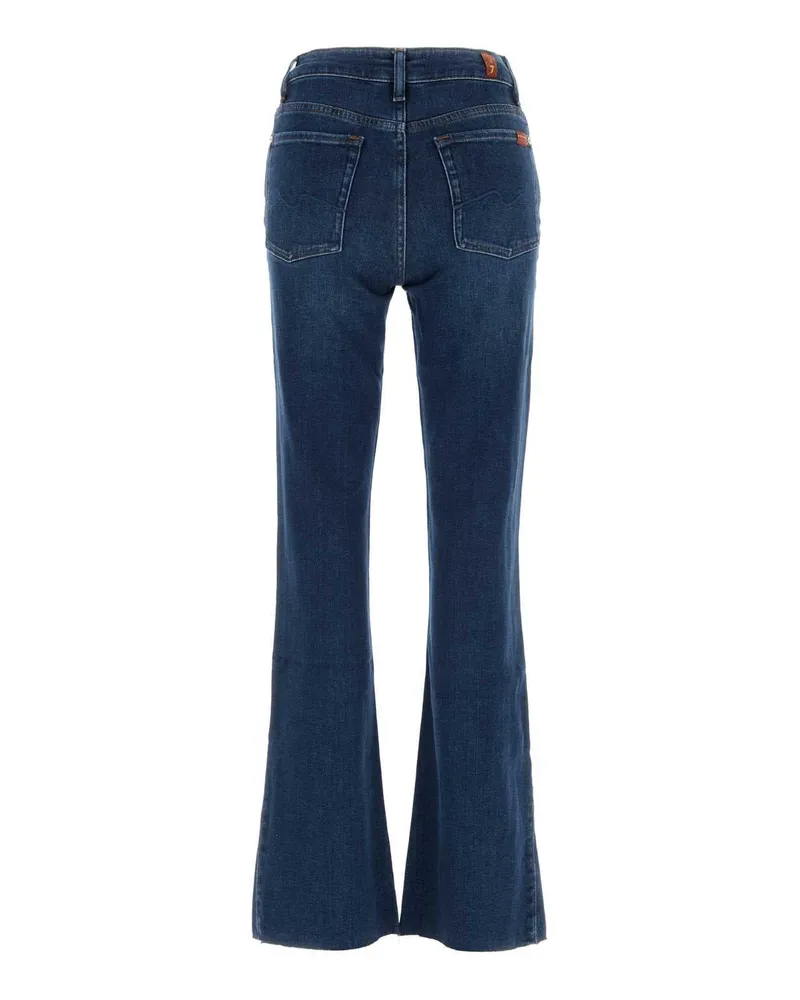 7 for all mankind Women's Stretch Denim Jeans Blu Blue