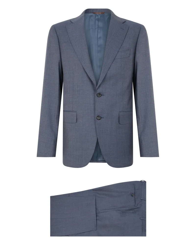 Canali Wool Blazer — Blue Blue