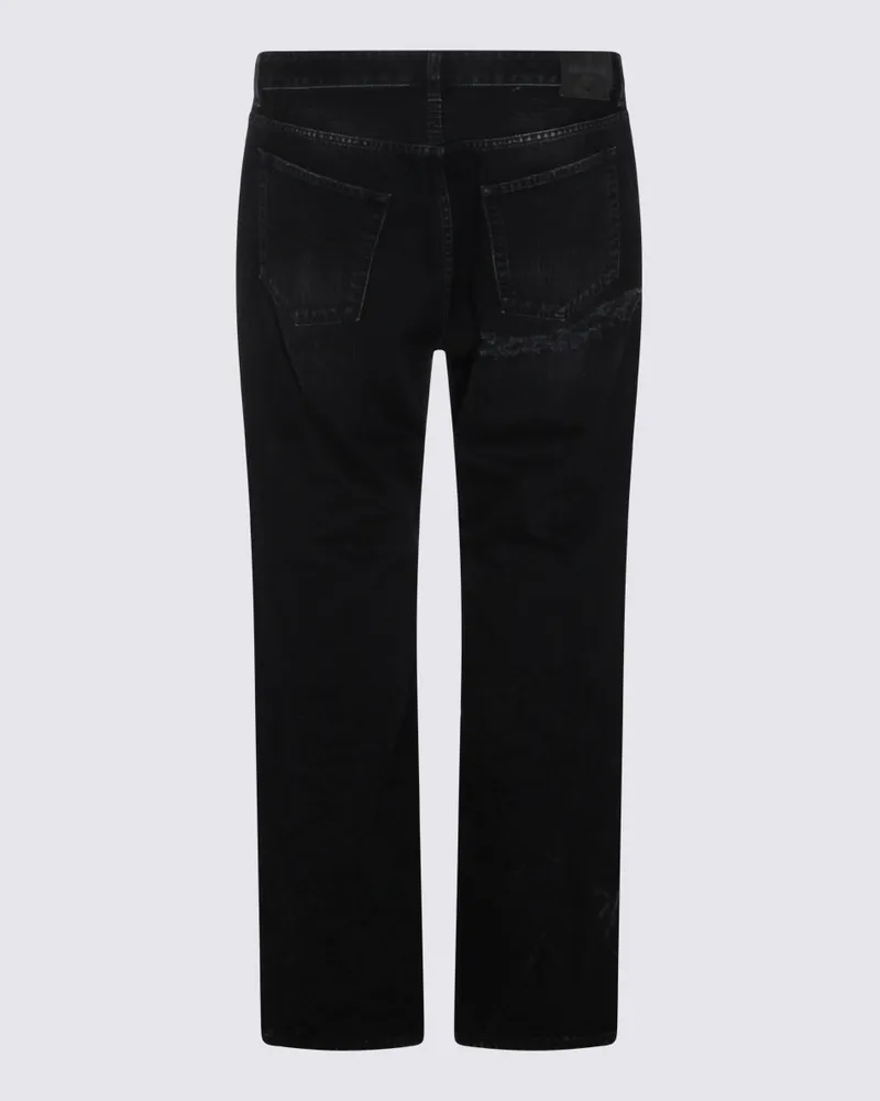 Balenciaga Men's Jeans Black _100 % Co Black