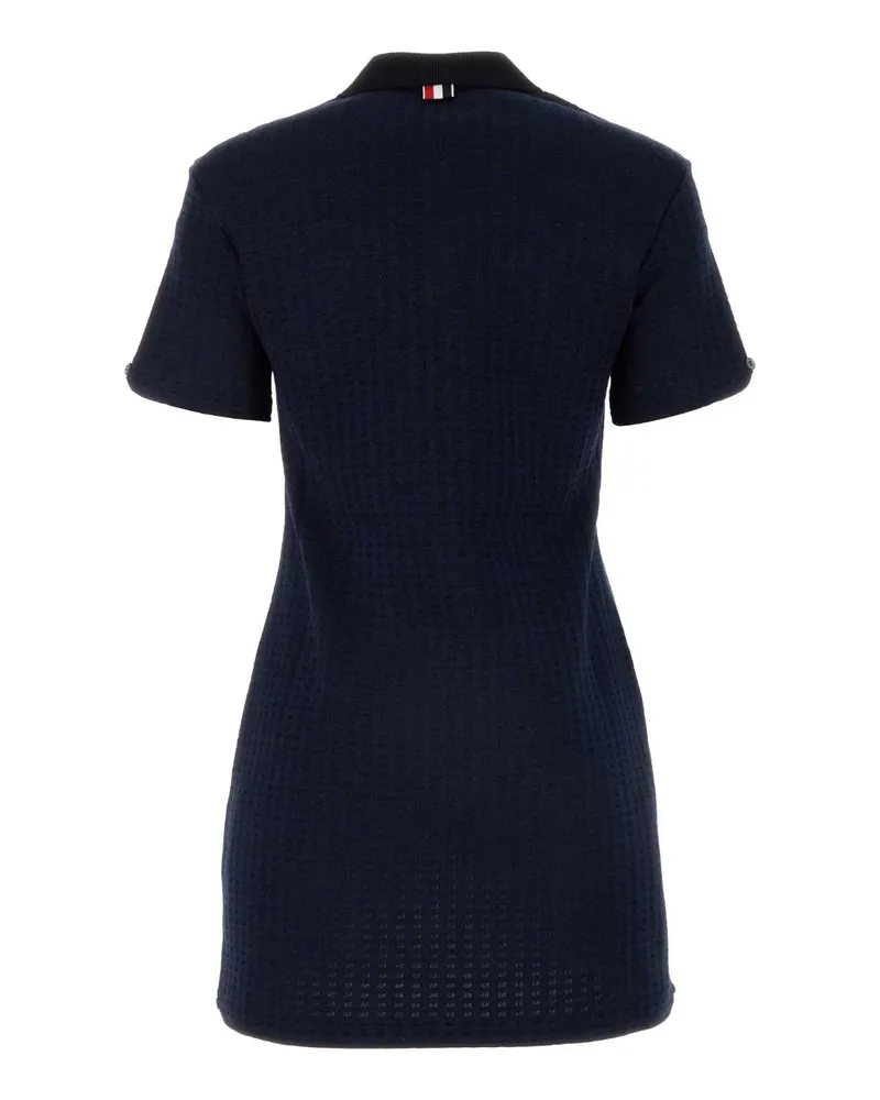 Thom Browne Navy Exterior: Cotton Abiti Dress Navy