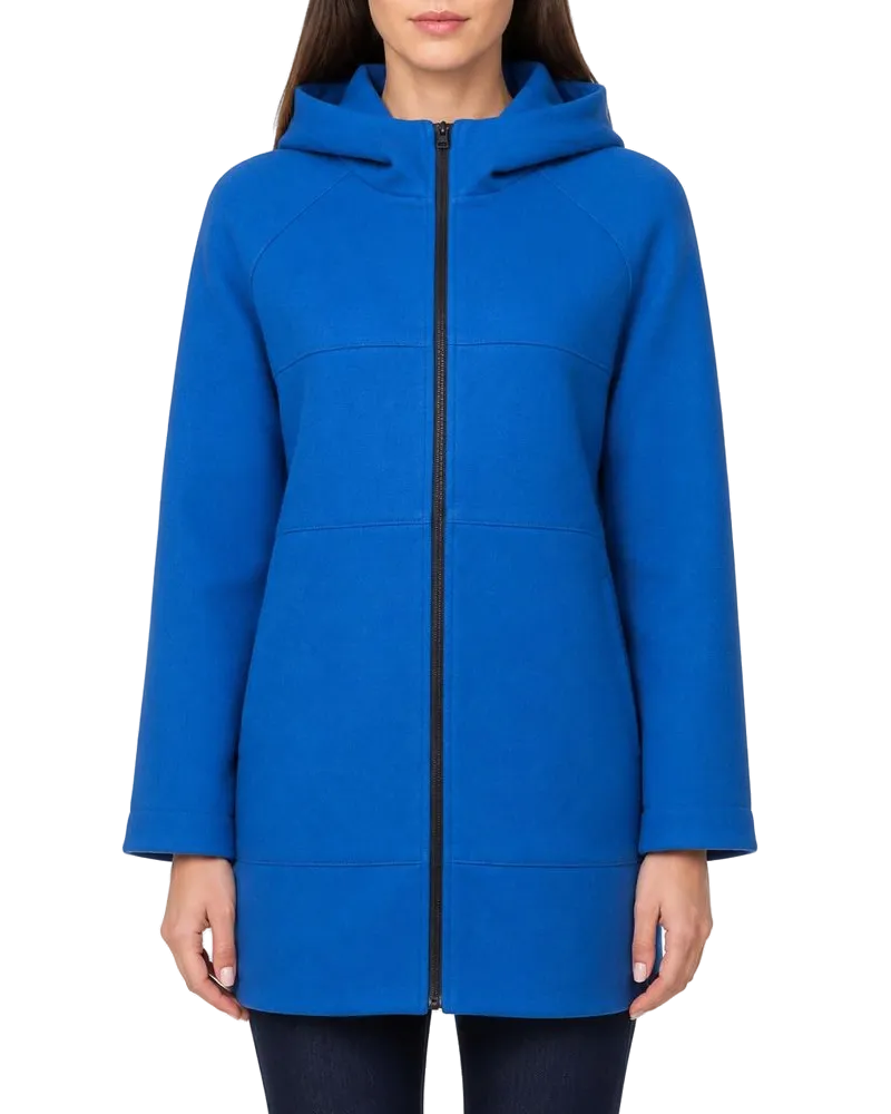 Pinko Women's Coat Cotton Apparel - Outwear Blue Blue