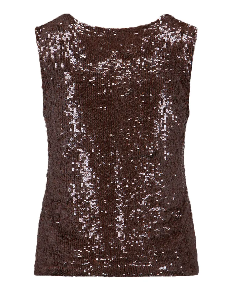 P.A.R.O.S.H. Women Top Brown Polyamide Brown