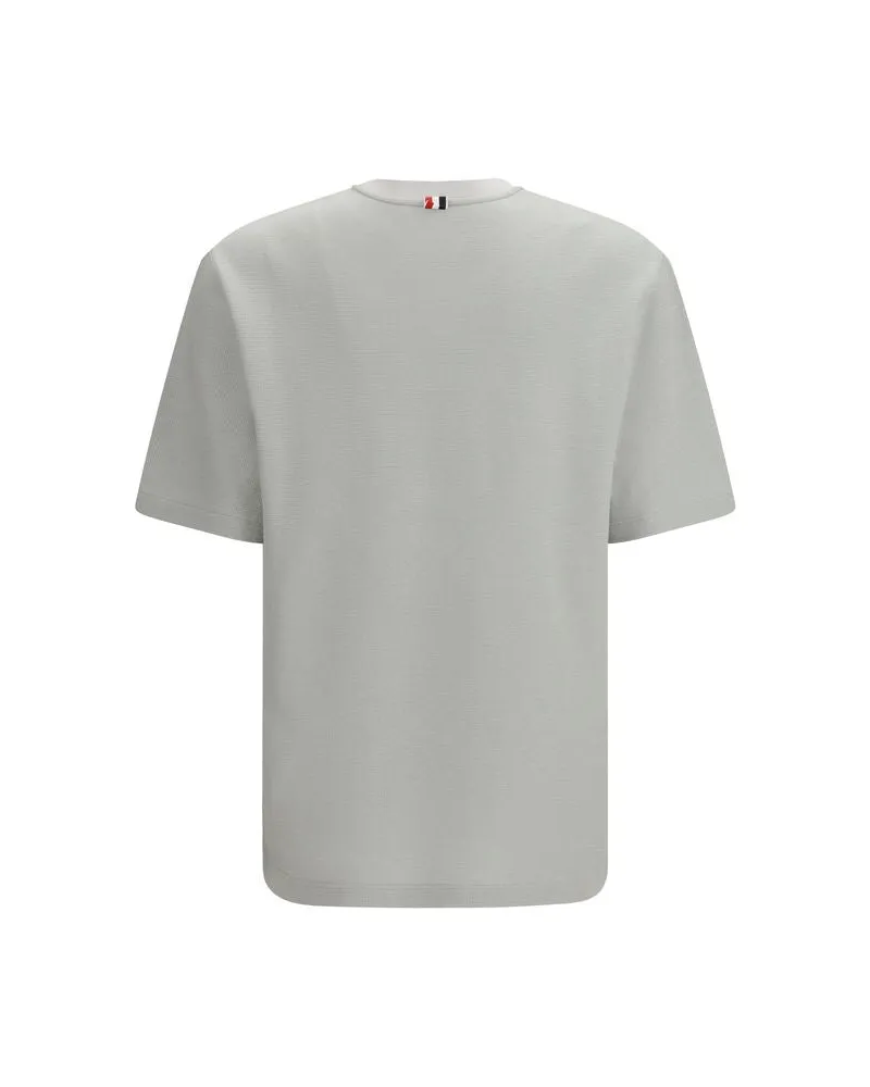 Thom Browne Men's Gray Cotton T-Shirt Gray