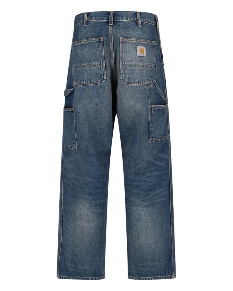 Carhartt WIP Men's Jeans Blue Cotton Blue