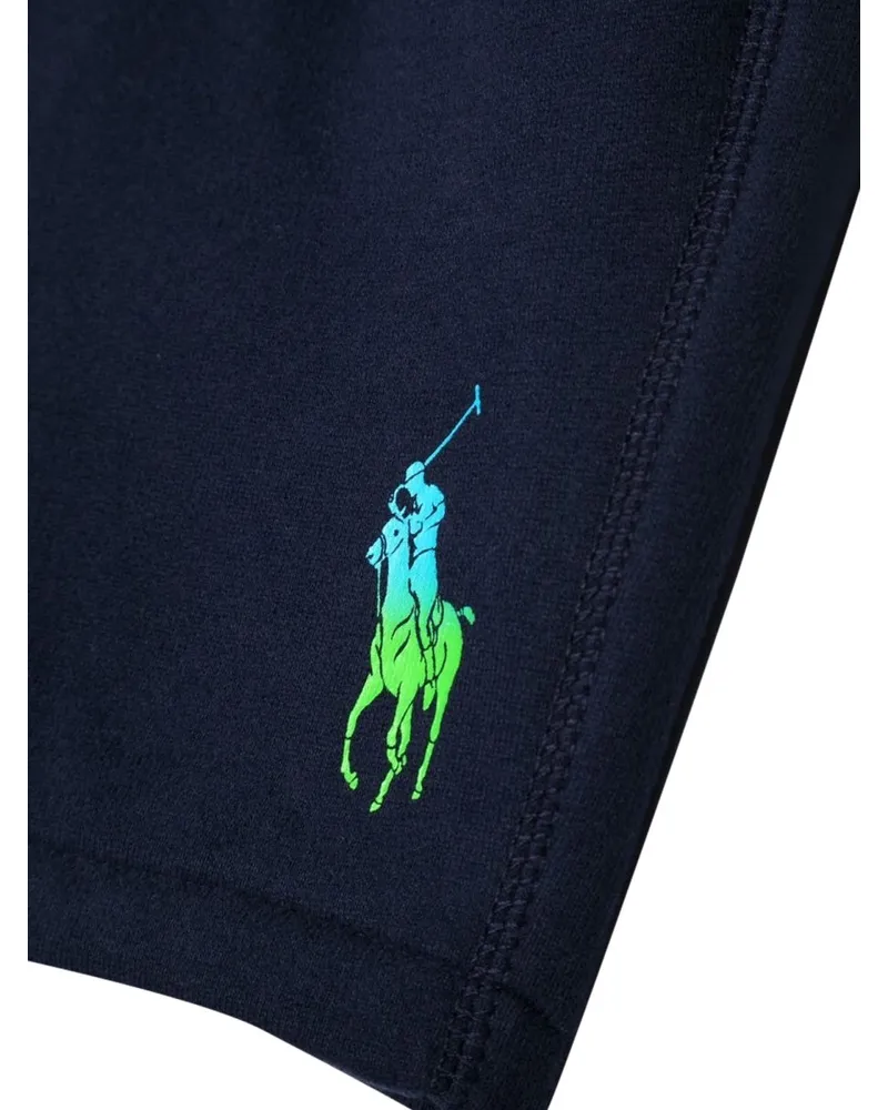 Ralph Lauren Cotton-Polyester Blend Bermuda Shorts — Blue Blue