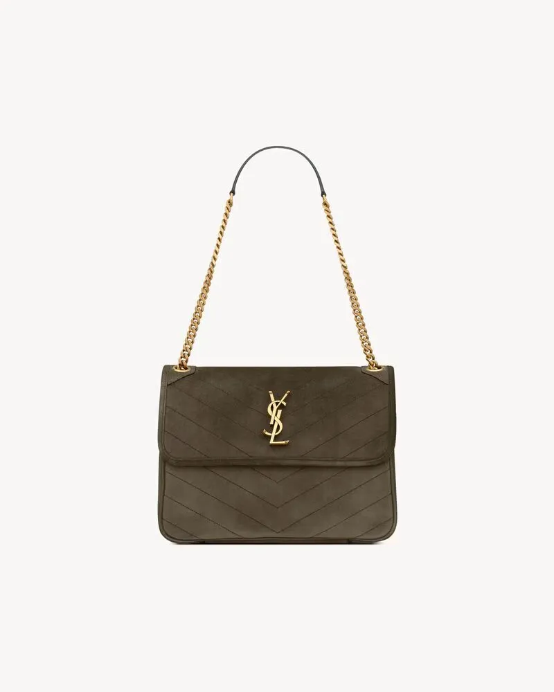 Saint Laurent Shoulder Bag — Taupe Taupe
