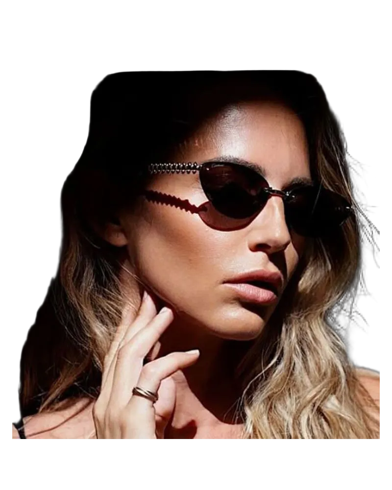 Cartier Women's Sunglasses Grey-Gold Metal Gold