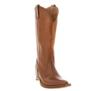 Women's Brown Bovine Leather Chelsea Boots