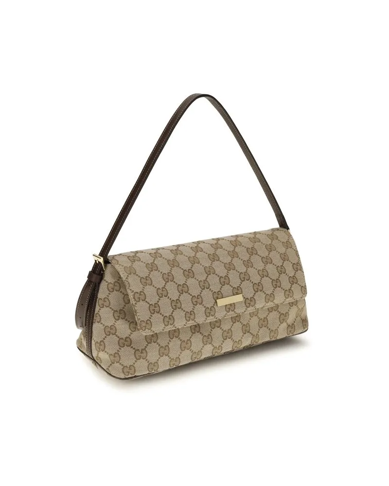 Gucci Women's Brown Polyester Shoulder Bag Brown