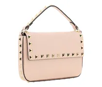 Women's Rockstud Mini Pouch Rose Quartz Calf Leather Bos Taurus Shoulder Bags