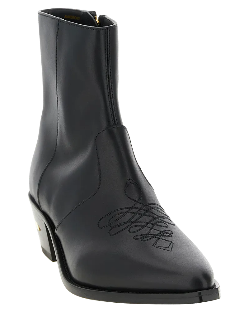 Amiri MA Ryder Ankle Boot — Black Black