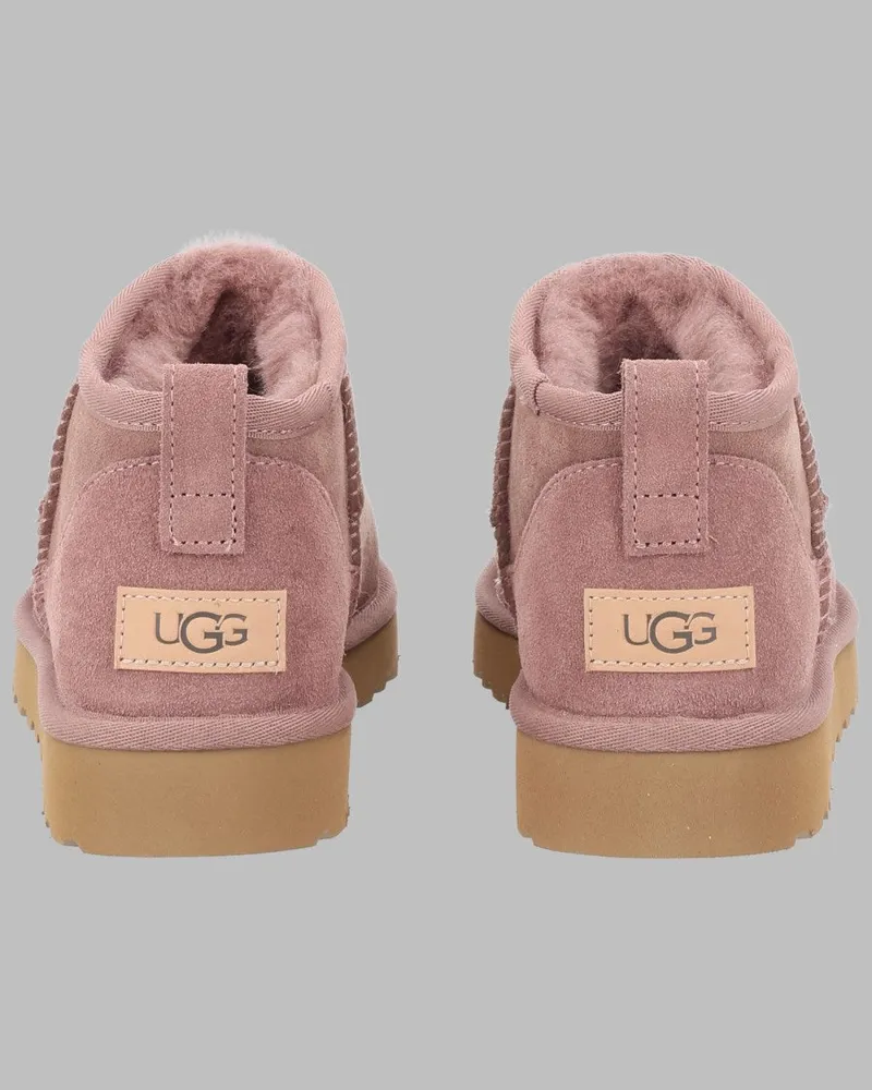 UGG Twinface Ankle Boots — Pink Pink