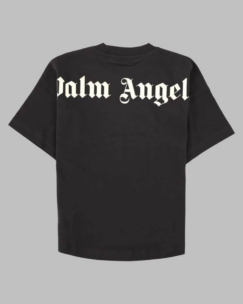Palm Angels Cotton Jersey T-Shirt — Black Black