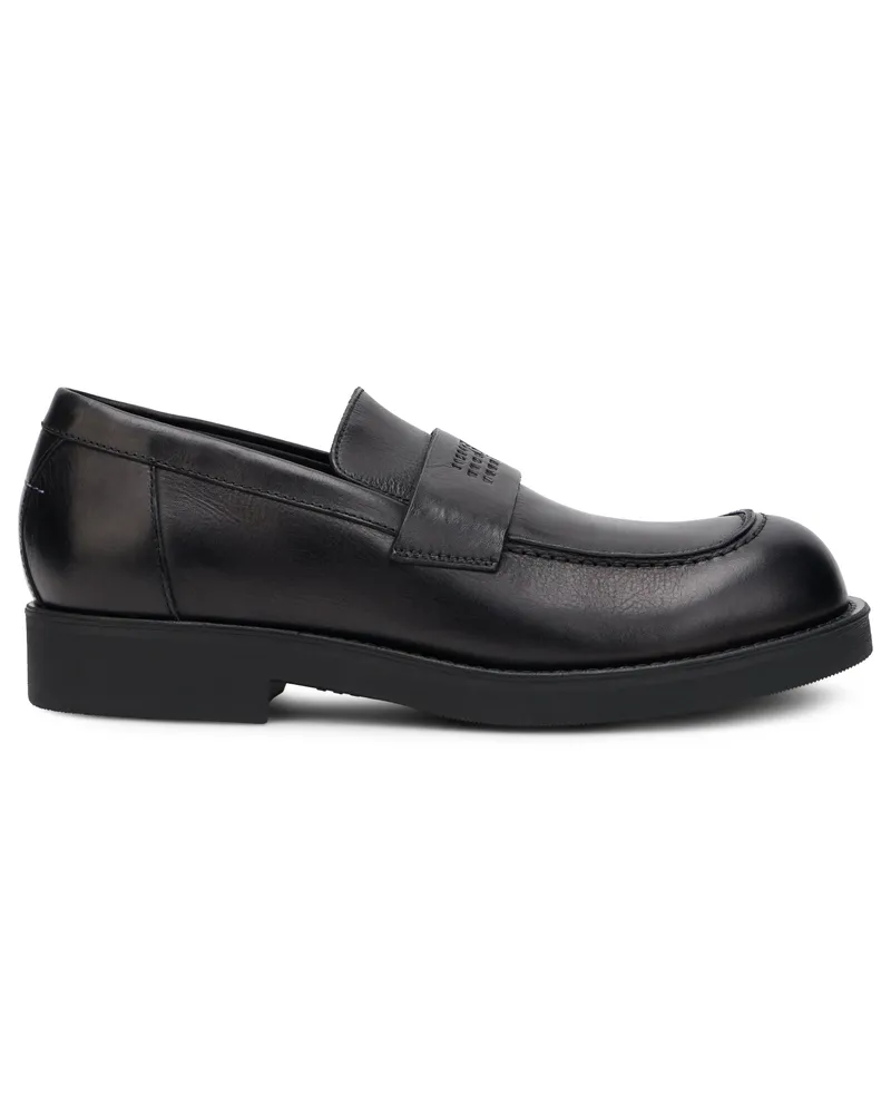 Maison Margiela Men's Leather Loafers Black Calfskin Black