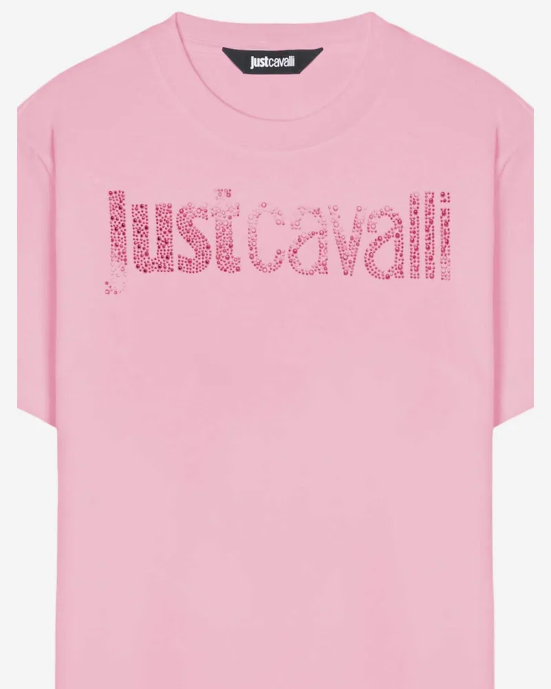 Just Cavalli Women's Cotton T-Shirt Pink T-Shirts & Jerseys Pink