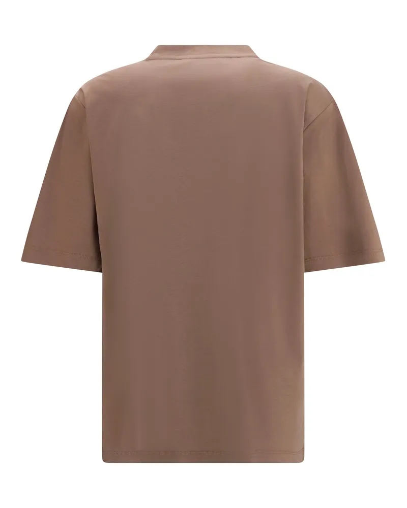 Róhe Women's Oversized T-Shirt Taupe Cotton; Modal; Silk T-Shirts And Polos Taupe